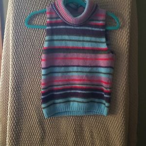 vintage turtleneck sweater vest (women's small)